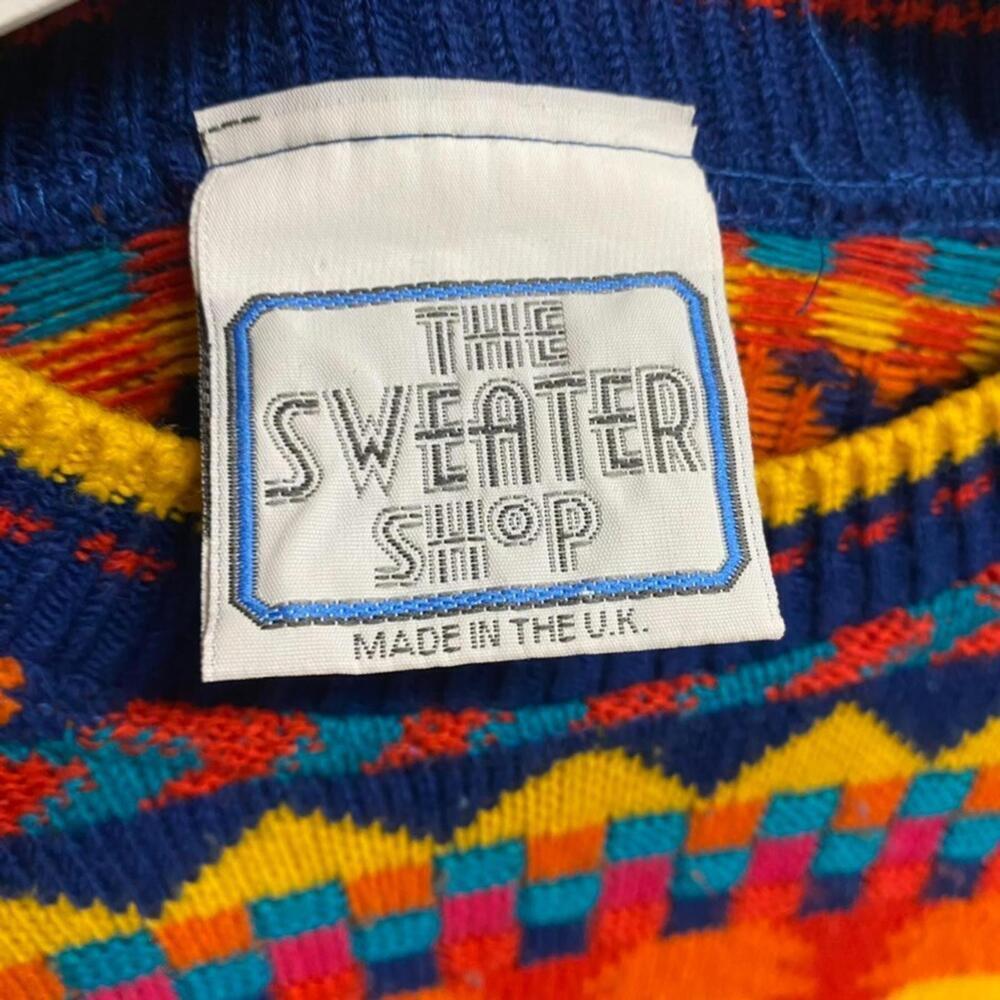 The Sweater Shop United Kingdom Scotland Esccose Men's Sweater Multi Sz L/XL - Picture 6 of 9